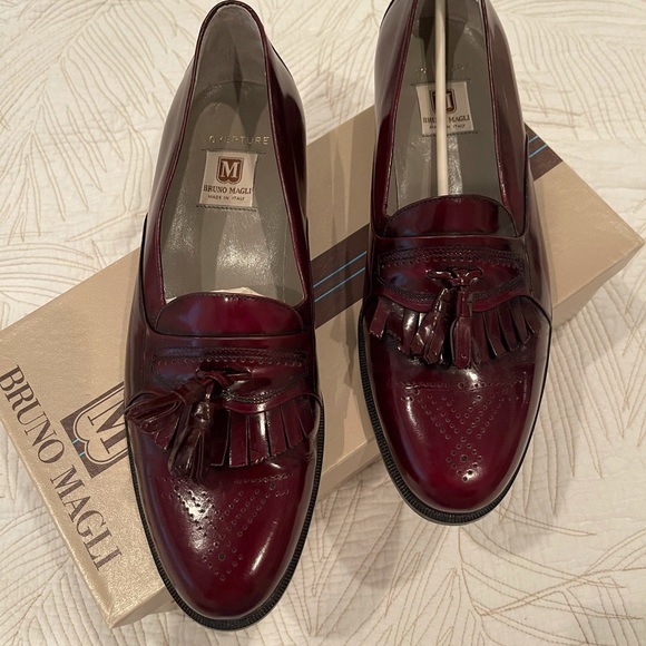 Vintage Bruno Magli Overture Burgundy NWT - Picture 5 of 9